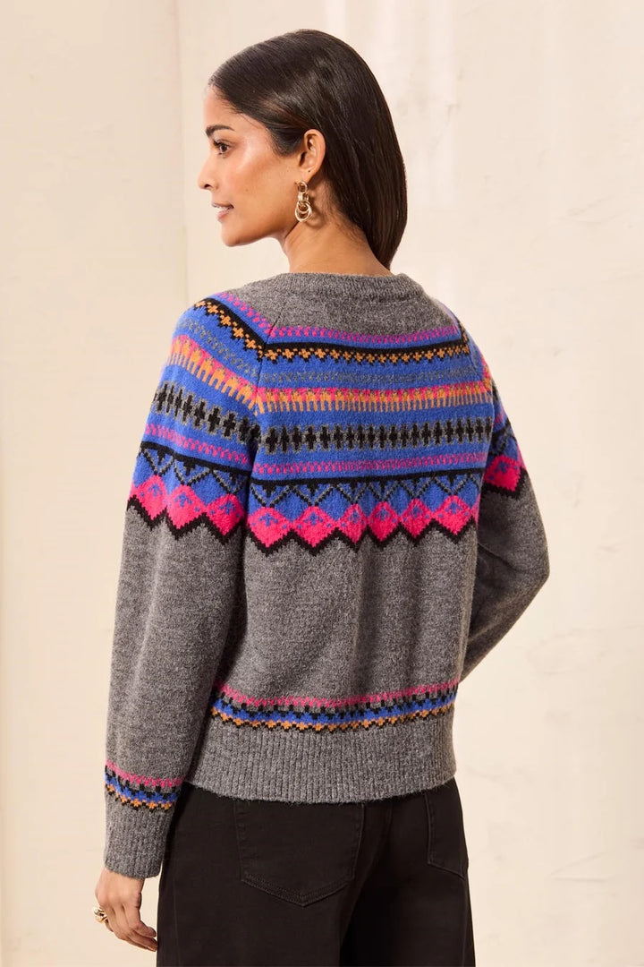 Tribal Longsleeve Button Front Sweater Cardigan