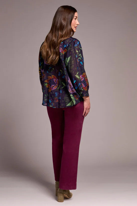Tribal Flowy Dolman Sleeve Blouse