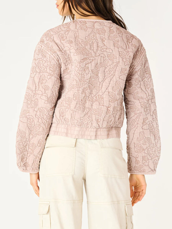 Dex Longsleeve Floral Quilted Bomber Jacket