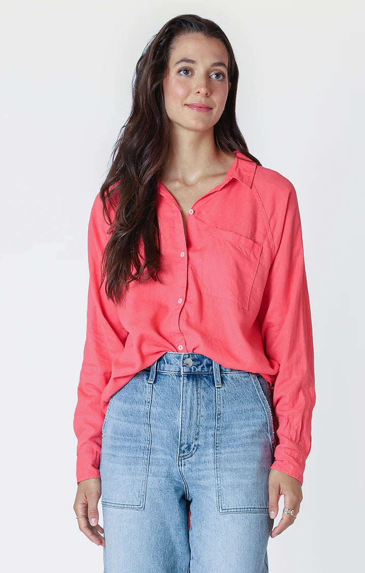 Dex Longsleeve Button Front Blouse