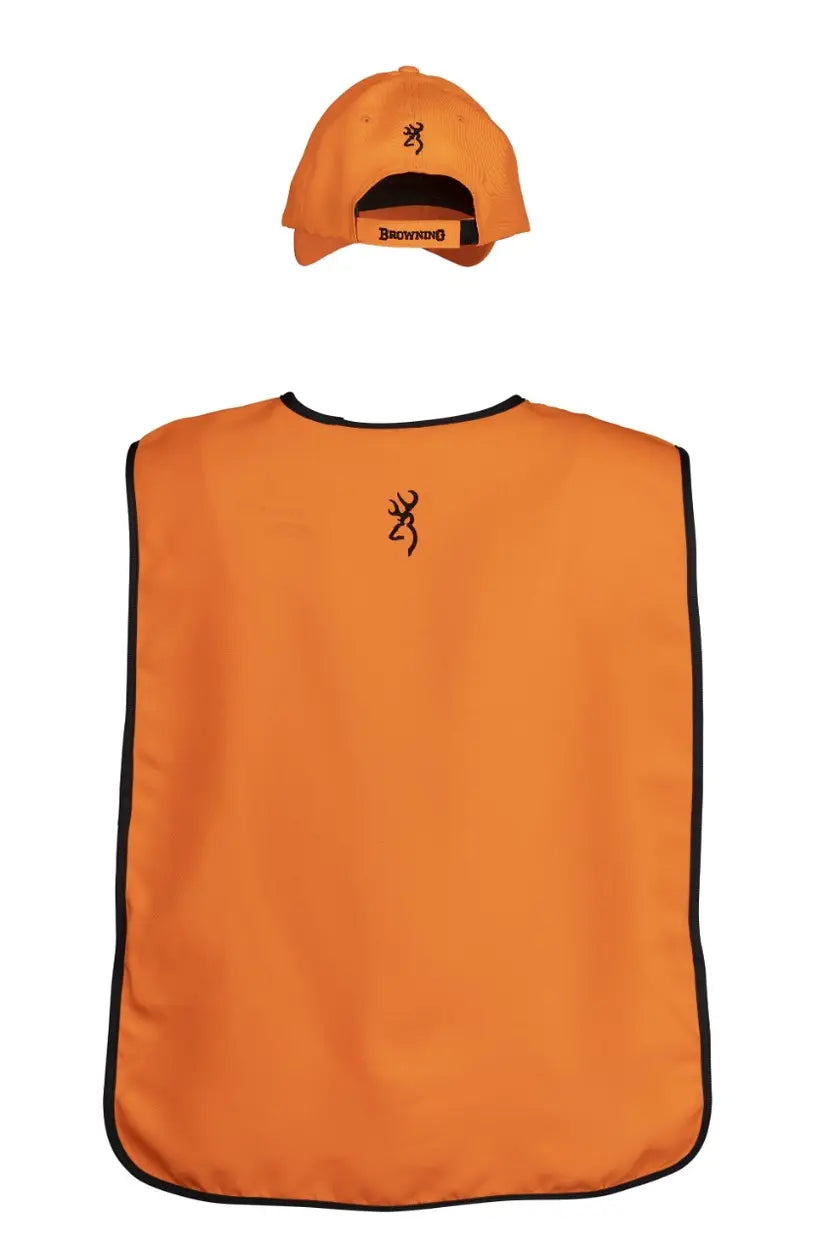 Browning Safety Hunter Combo - Adult Size Cap and Safety Vest