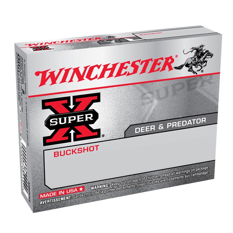Winchester Super X Buckshot .410Gx2-1/2" 1300FPS 3 Pellets 000Buck 5 Rounds